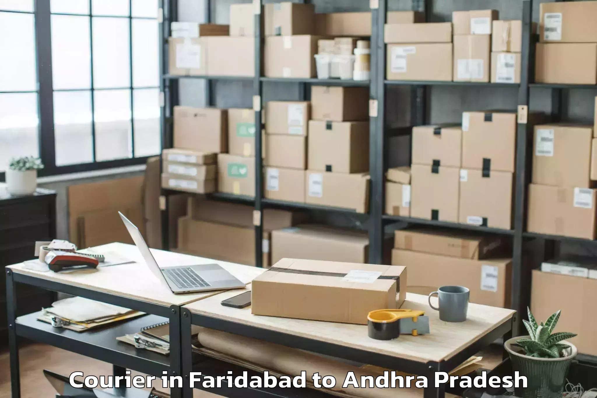 Faridabad to Vadlapudi Courier